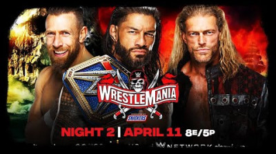 Roman Reigns vs Edge vs Daniel Bryan - Wrestlemania 37 (Full Match)