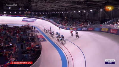 24-8-22 ciclismo en pista campeonato de Europa - Final omnium masculina