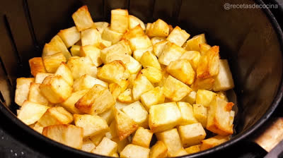 Receta fácil de patatas en airfryer