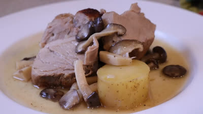 Receta fácil de solomillo de cerdo con patatas