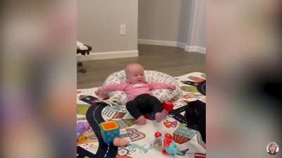 Bebés en modo payaso: ¡Actuaciones cómicas que te harán reír a carcajadas!