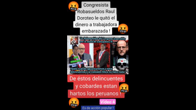 4 Congresista Robasueldos Raul Doroteo quita dinero a trabajadora #peru #lima #ayacucho #puno #ica
