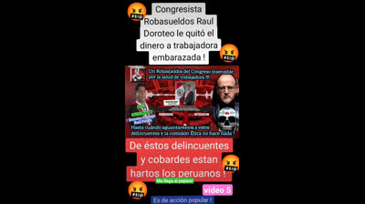 5 Congresista Robasueldos Raul Doroteo quita dinero a trabajadora #peru #lima #ayacucho #puno #ica