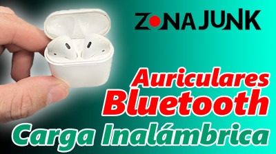 @ZonaJunkCaba Auriculares Bluetooth Carga Inalámbrica