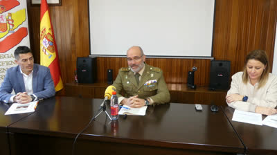 PRESENTACION CONCIERTO BANDA MUSICA MILITAR EN TERUEL