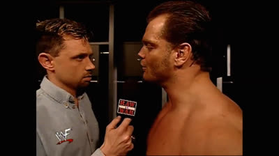 Chris Benoit (w_ Stephanie McMahon-Helmsley, Triple H & Vince McMahon) VS The Rock. Submission match .