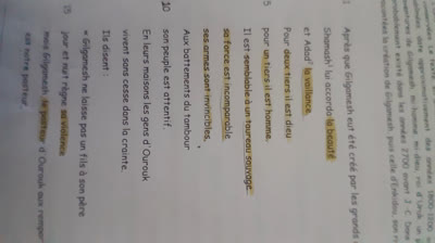 Histoire de Gilgameshe version poème