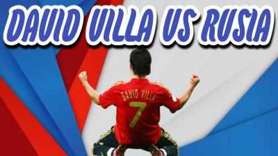 10-6-08 David Villa vs Rusia