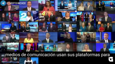 Todos los medios de comunicación tienen EL MISMO DISCURSO OFICIAL ÚNICO.