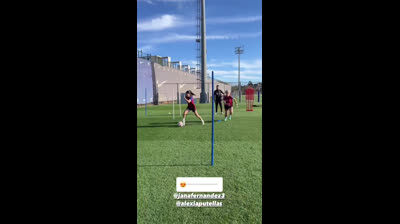 9-2-24 entrenamiento de Alexia Putellas y Jana Fernández con el Barcelona