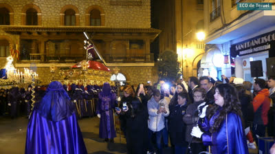 SAETA DE SARA SERENA EN LA PROCESION DEL MARTES SANTO EN TERUEL