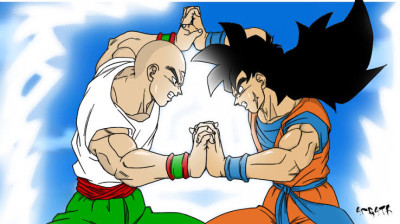 Yamcha vs Ten Shin Han - Pelea Completa latino