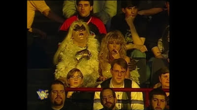 1996.12.30a ⭐ Goldust watching Flash Funk vs HHH ⭐ WWF Raw