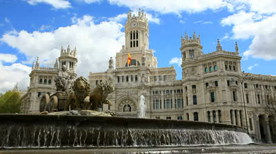 La fuente de la Cibeles Madrid España