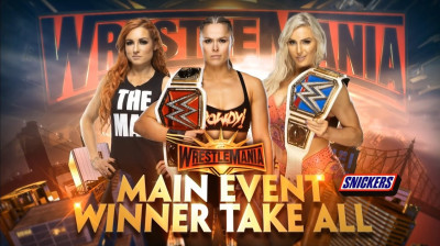 Ronda Rousey vs Charlotte Flair vs Becky Lynch - Wrestlemania 35 (Full Match)