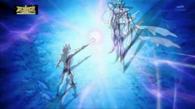 Saint Seiya Ω 20 - Por el bien de Aria! ¡El golpe furioso eléctrico de Eden!