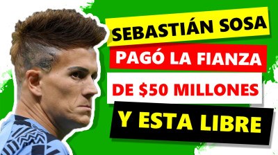 ► Sebastián Sosa pagó la fianza y quedó en libertad