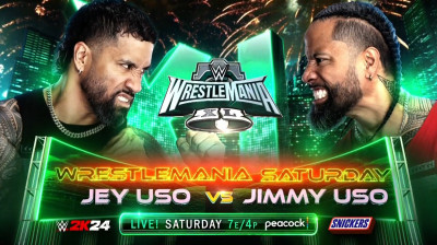 Jey Uso vs Jimmy Uso (Full Match)