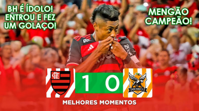 GOL DE BRUNO HENRIQUE HOJE Flamengo x Nova Iguaçu   Melhores Momentos   FINAL CARIOCA 2024