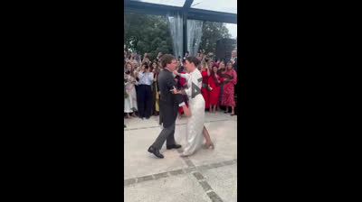 Baile nupcial de Almeida en su boda