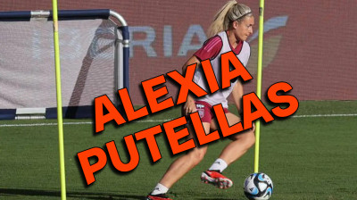 4-4-24 Alexia Putellas en el entrenamiento con la selección española