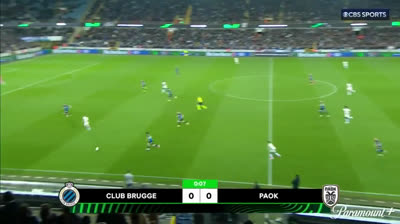 Conference League - Club Brugge 1-0 PAOK