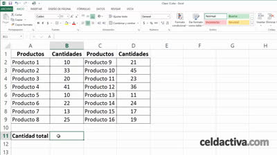 Vídeos de tutoriales de Excel Capítulo 13