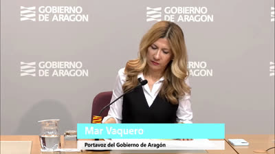 PORTAVOZ  GOBIERNO ARAGÓN SOBRE A 25