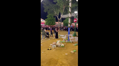 Batalla campal en la Feria de Sevilla