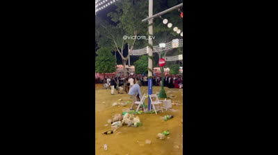 Batalla campal en la Feria de Sevilla: entre moros y sudamericanos