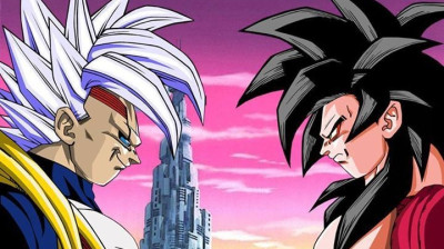 Goku SSJ4 vs Baby - Pelea Completa latino