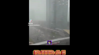 (DUBAI) SE CREEN DIOSES AL CREAR LLUVIAS ARTIFICIALES