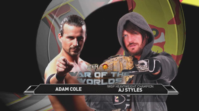 War of the Worlds 2015, Tag 1 - Adam Cole vs AJ Styles