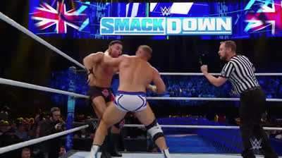 WWE Smackdown Austin Theory VS Ridge Holland | Kai Wrestling Broadcast