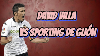 20-9-09 David Villa vs Sporting de Gijón