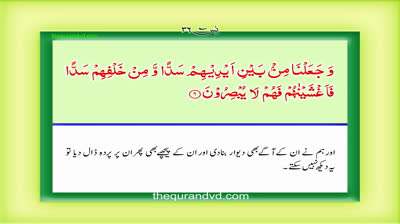 Surah 36 – Chapter 36 Ya Sin  complete Quran with Urdu Hindi translation