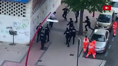 Policía no puede detener a un atracador