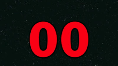 60 second countdown - White to red