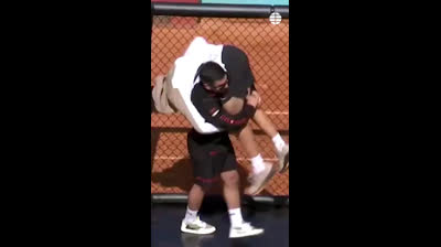 Ilia Topuria entrena con Carlos Alcaraz