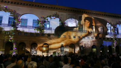 VIDEOMAPPING FIESTAS GOYESCAS ZARAGOZA
