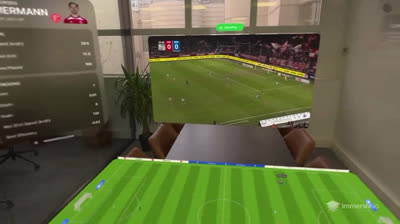 Voici à quoi ressemble le football avec Apple Vision Pro!!!