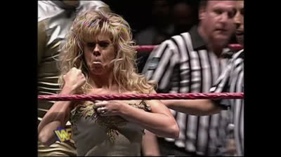 1997.03.16a ⭐ Goldust & Marlena attack HHH & Chyna ⭐ WWF MSG