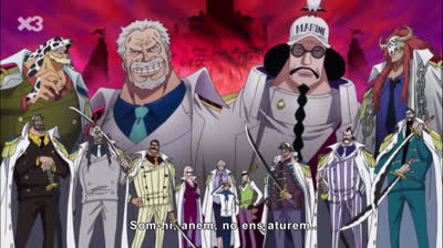 ONE PIECE 459 // S'acosta l'hora de la batalla! La millor formació de l'armada està preparada!