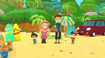 Omar & Hana Go For Holiday! _ Incredible Creatures In The Sea