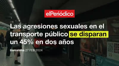 Alarmante aumento del 45% en las violaciones del transporte público de Barcelona...