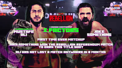 Rebellion 2024 - Jake Something vs Mustafa Ali