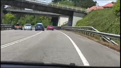 Persecución policial en Asturias (España)