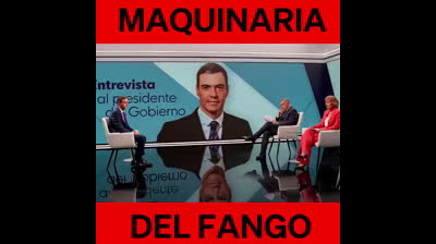 Pedro Sánchez,  pidiendo luchar contra los insultos y los bulos.