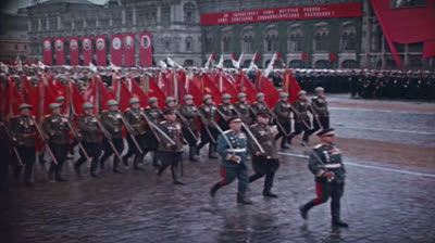 Soviet Union's 1945 Moscow Victory Parade (HD Colour)