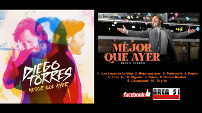 DIEGO TORRES - MEJOR QUE AYER (2024)(FULL ALBUM)